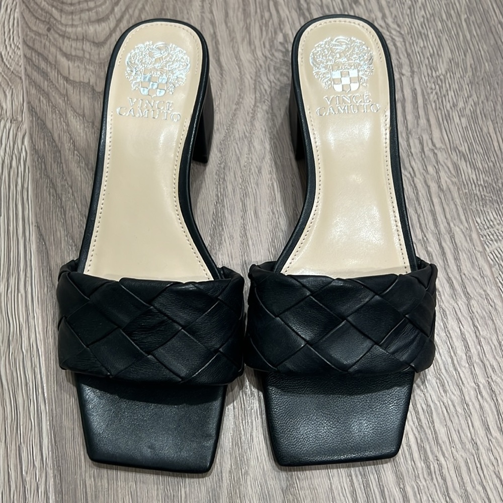 Vince Camuto Semtara Leather Quilted Slip On